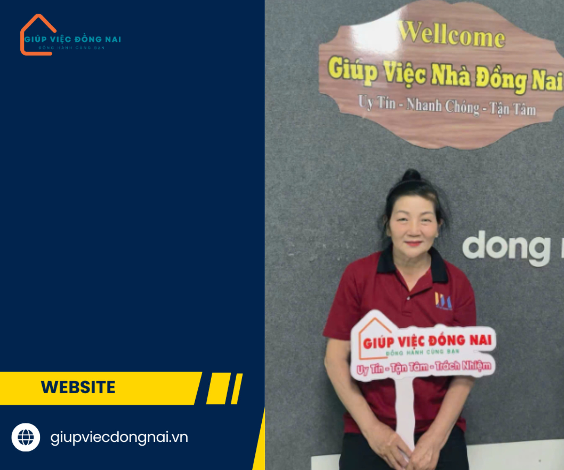 Chị TRỊNH THỊ HƯƠNG, sinh năm 1964, quê Đồng Nai cần tìm việc