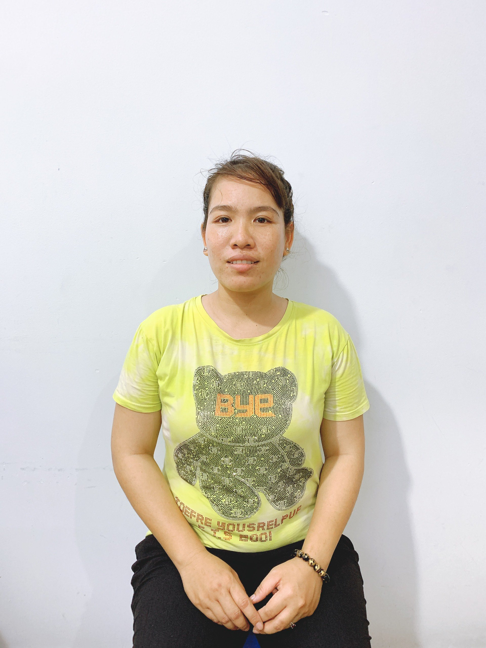 Chị Lư Thị Mỹ Nhịp  Năm sinh: 1993 Quê quán: Bình Thuận Nhận giúp việc nhà phụ chăm bé