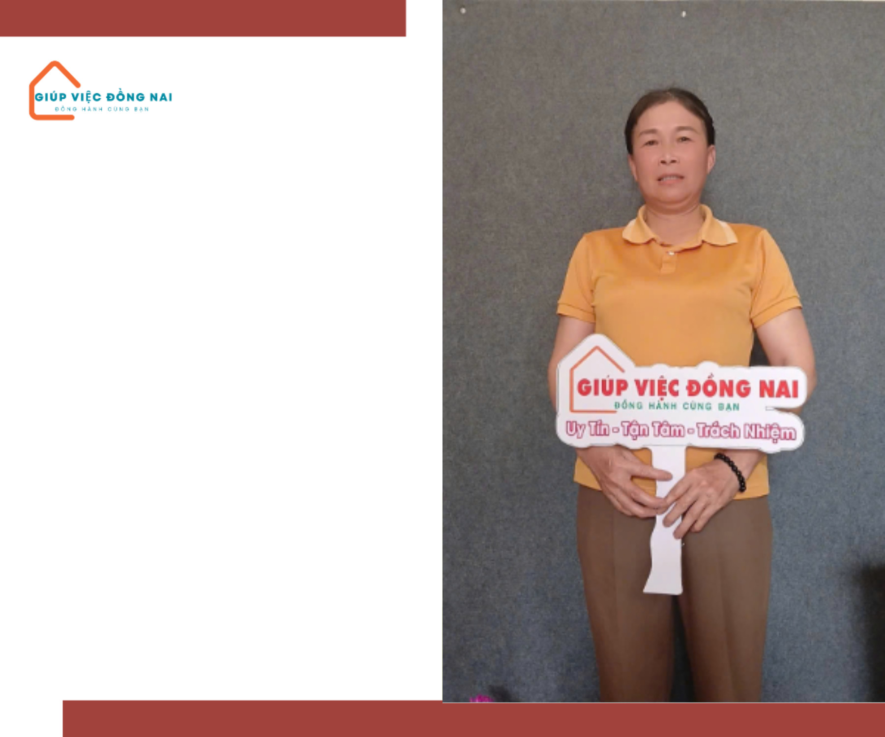 Chị VÕ THỊ THU, sinh năm 1974, quê Quảng Bình cần tìm việc