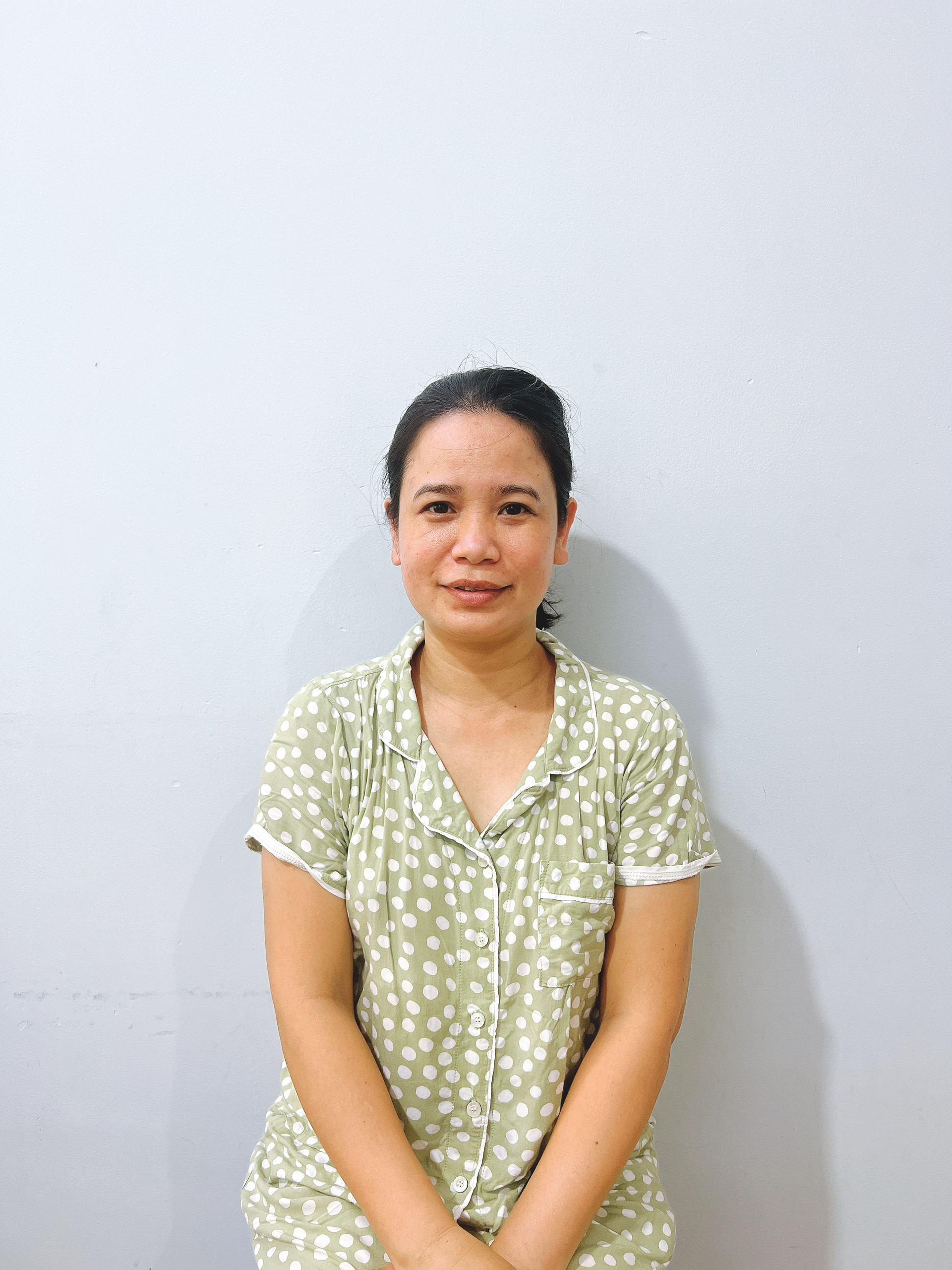 Chị Thanh, sinh năm 1984 quê quán Huế - Giúp việc nhà – phụ chăm em bé