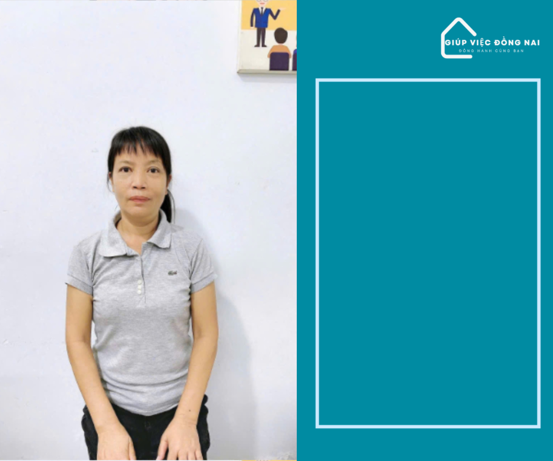 Chị NGUYỄN THỊ KIM PHƯỢNG, sinh năm 1972, quê Hồ Chí Minh cần tìm việc