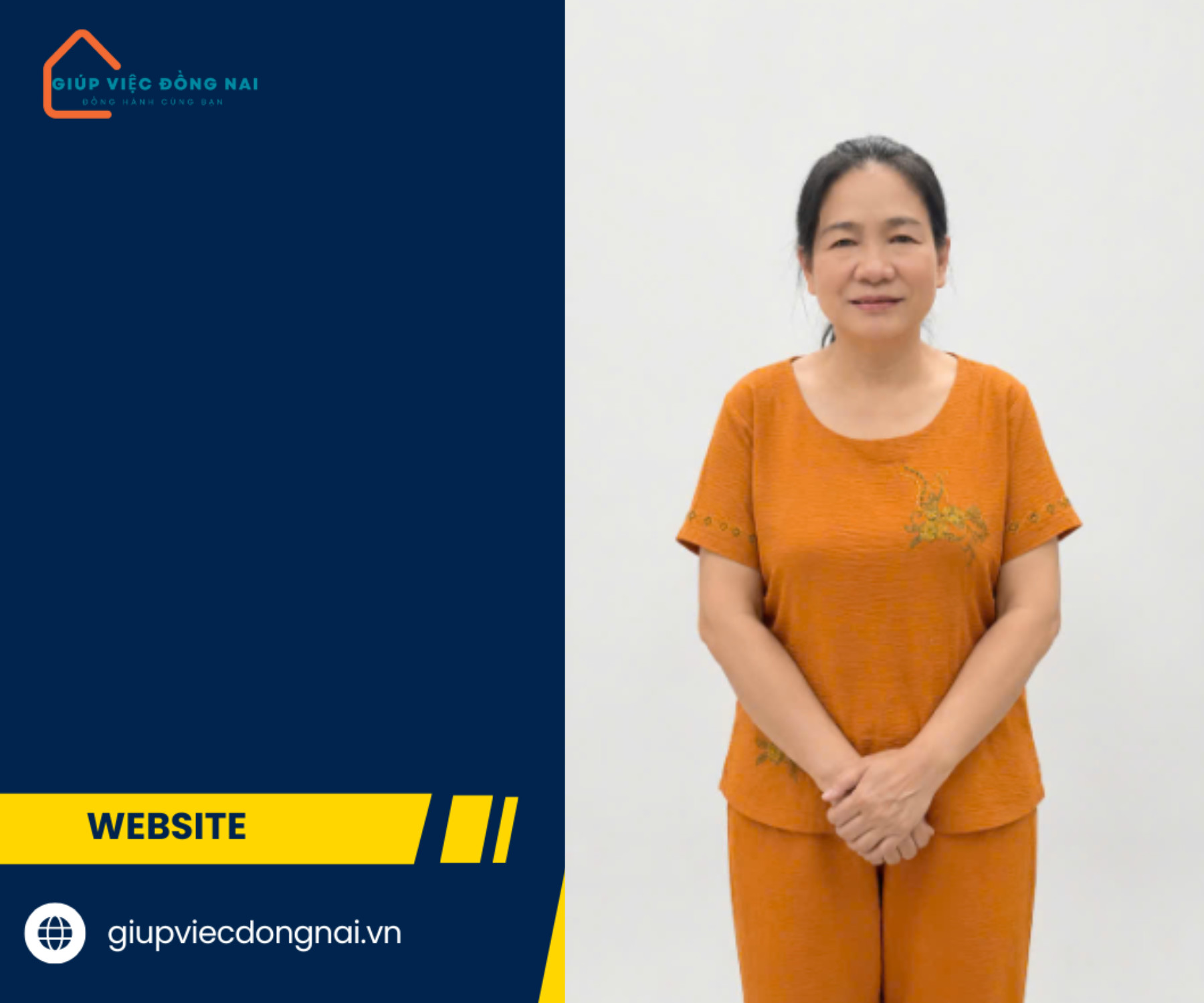 Chị NGÔ THỊ KIM NGA, sinh năm 1972, quê Hưng Yên cần tìm việc