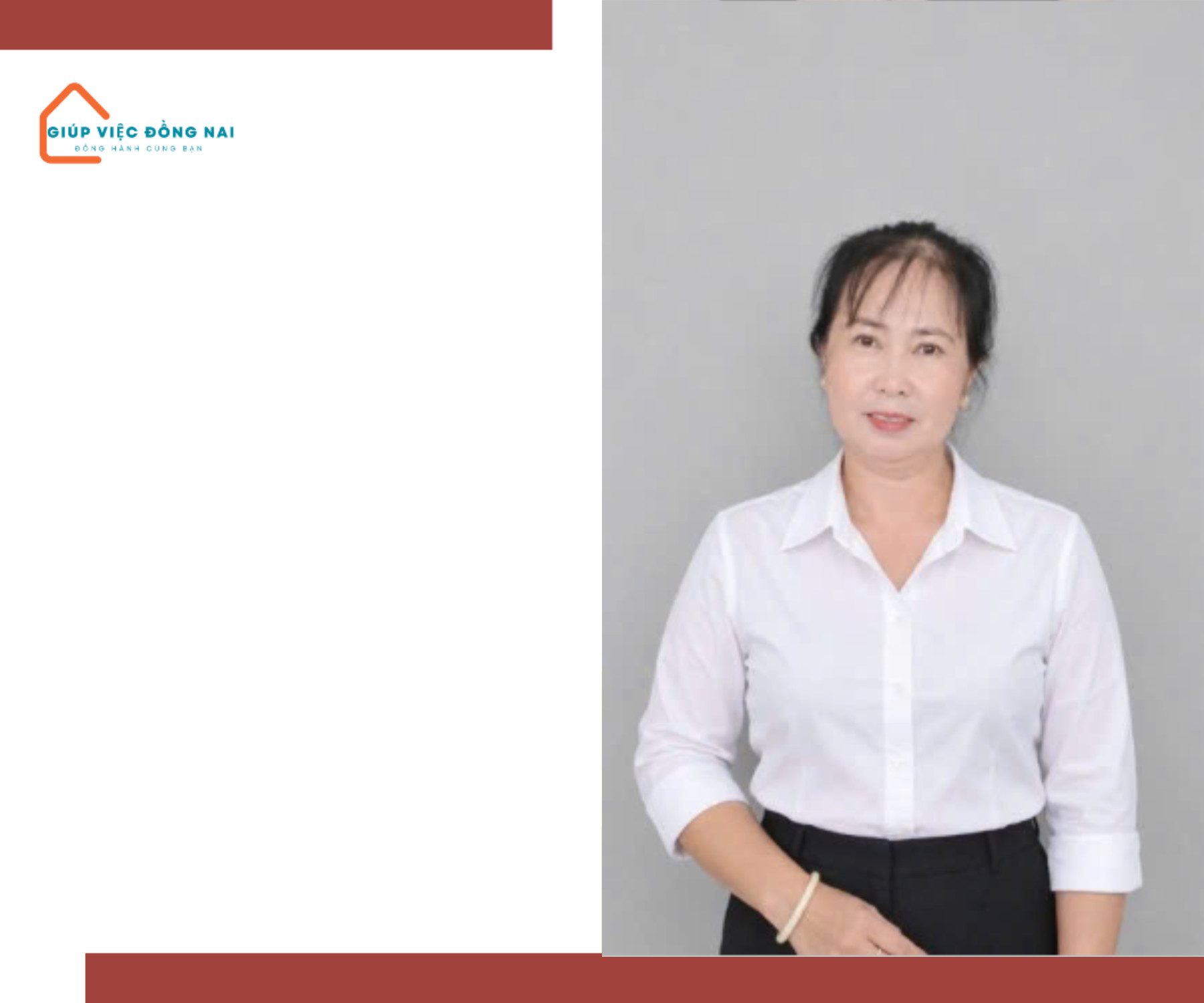 Chị NGUYỄN THỊ CẨM VÂN, sinh năm 1972, quê Đồng Tháp cần tìm việc
