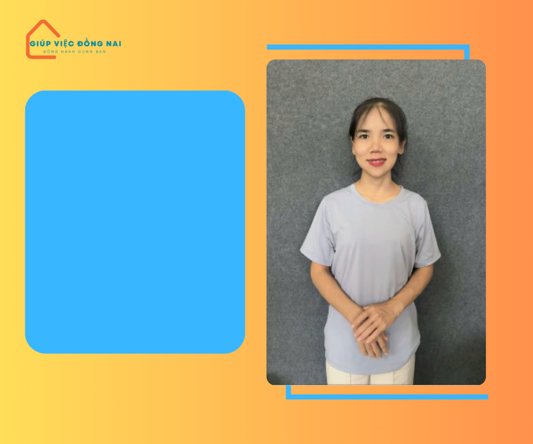 Chị ĐÀO THỊ HỒNG NHUNG, sinh năm 1997, quê Thanh Hóa cần tìm việc