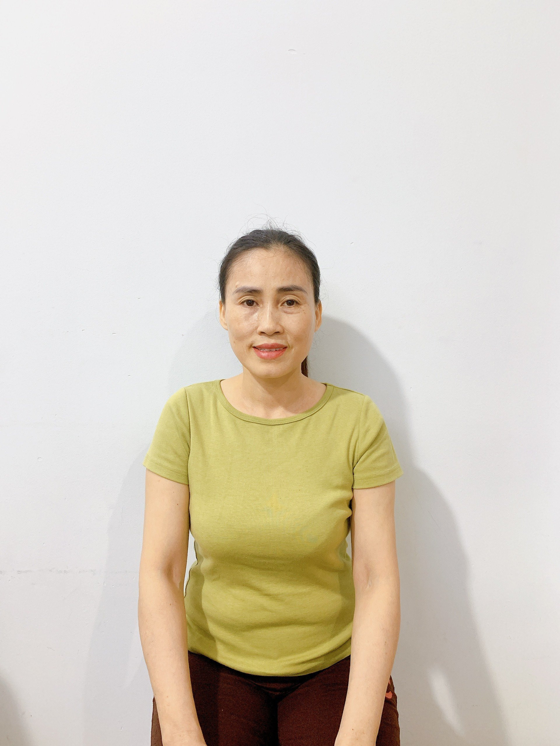 Chị Loan miền trung hiền lành chịu khó lên SG tìm việc làm ổn định lo cho kinh tế gia đình