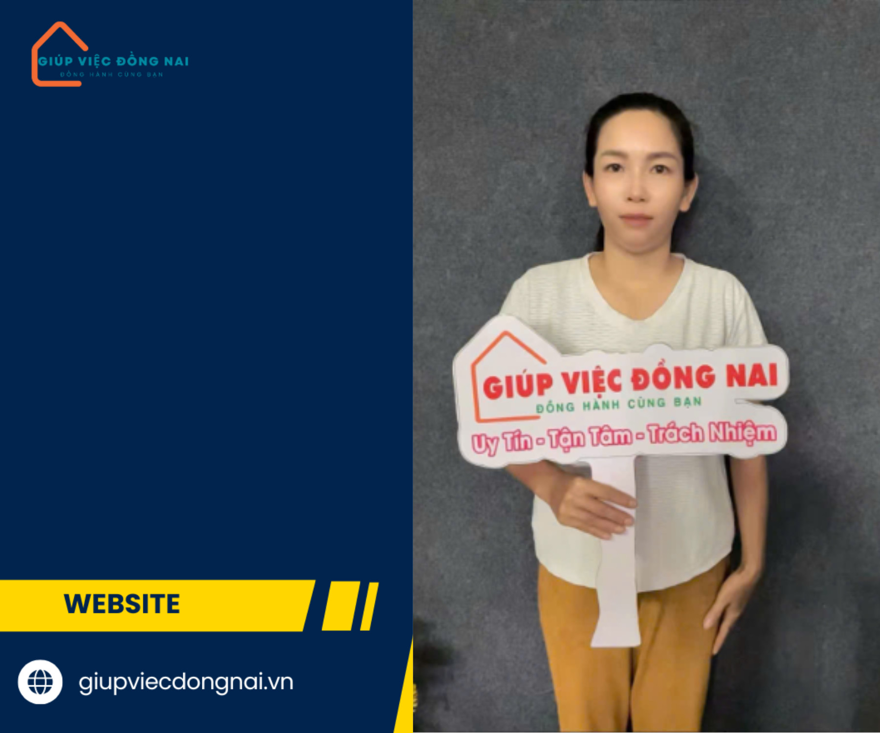 Chị NGUYỄN THỊ BÀN, sinh năm 1985, quê Phú Yên cần tìm việc