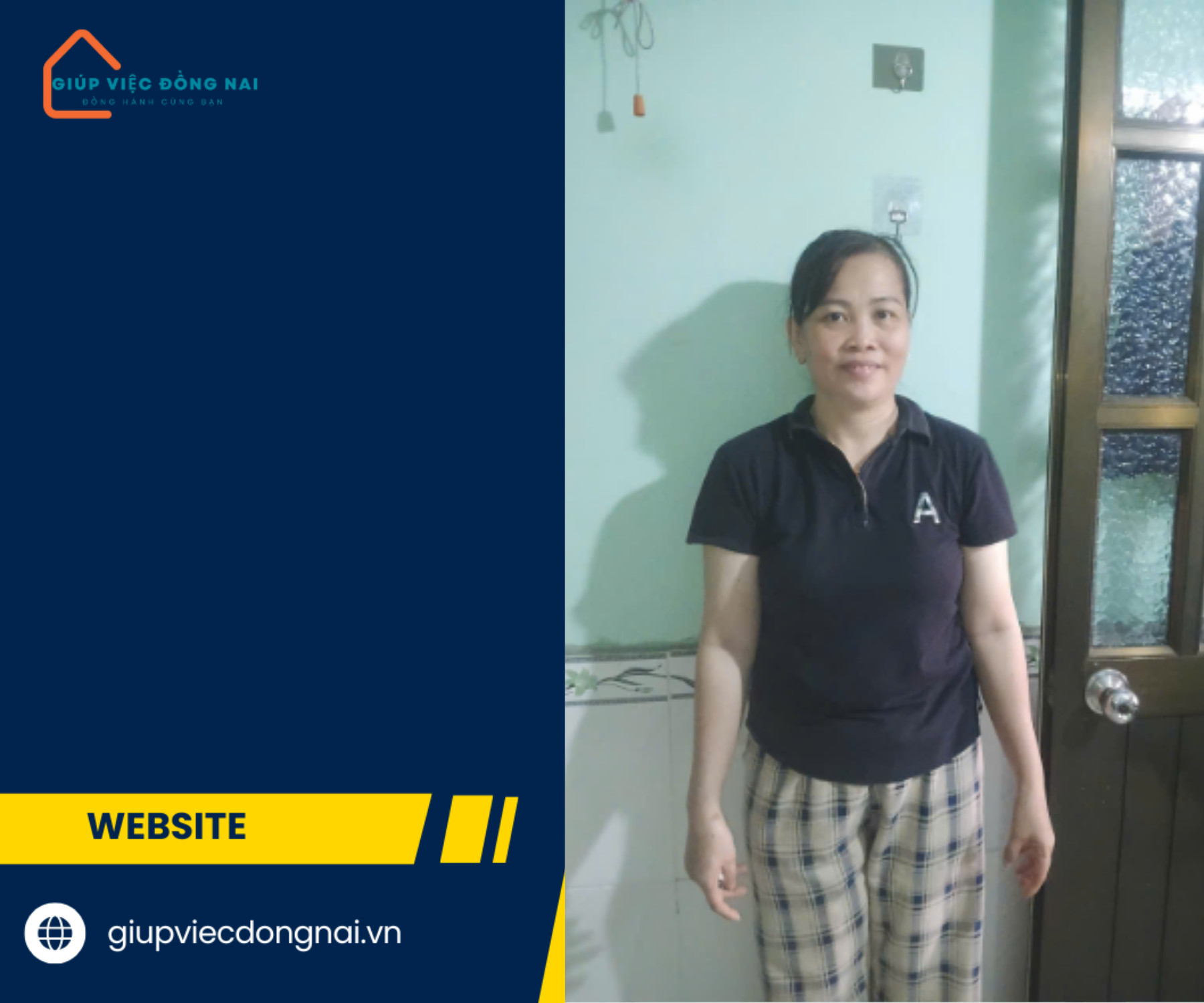 Chị VÕ THỊ PHƯƠNG, sinh năm 1978, quê Tiền Giang cần tìm việc