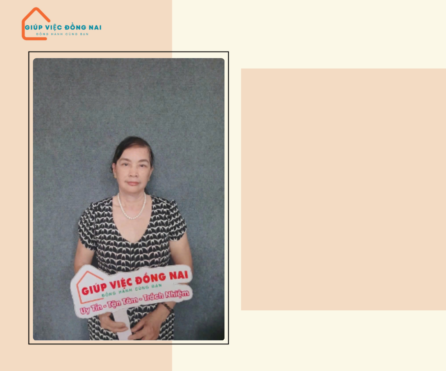 Chị VŨ THỊ NHUNG, sinh năm 1964, quê Nam Định cần tìm việc